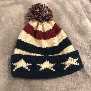 River Island American Flag beanie